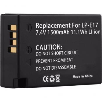 Dinto 1500 mAh 7.4 V Li-Ion Batterij voor Canon EOS M3 M5 750D
