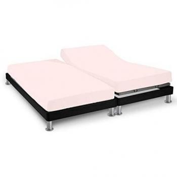 Drap Housse Coton Lit Articulé 200x160 cm Rose