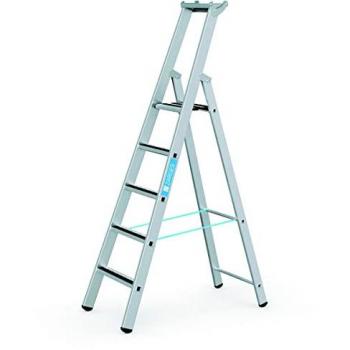 Zarges R13step S Aluminium Stehleiter 5 Stufen, einseitig begehbar, H 2150mm
