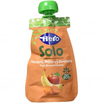 Hero Baby Solo Manzana Platano Y Zanahoria 100g