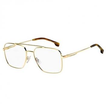 Lunettes Hugo Boss 1328 J5G – Cadre métallique doré carré