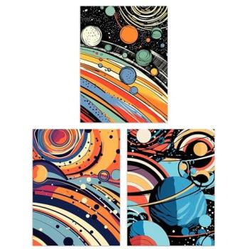 Galaxy Groove 3-Poster Collection – Kids Bedroom Edition