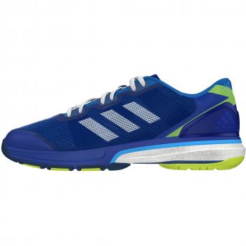 Herren Adidas Handballschuhe Stabil Boost II – Blau, Collegiate Royal mit Footwear White und Solar Yellow, EU 50