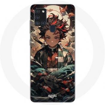 Galaxy A21s Tanjiro Demon Slayer Skin