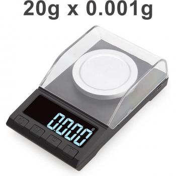 Precision Milligram Scale 0.001g with Tweezers for Jewelry Weighing