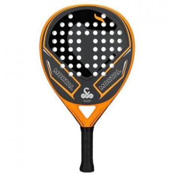Pala de Pádel Vibra-Mortal Carbon 3.0 Naranja y Negra