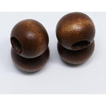 Lot de 100 embouts coniques en bois pour cordon, fournitures artisanales, 4 couleurs, 7x12x15mm