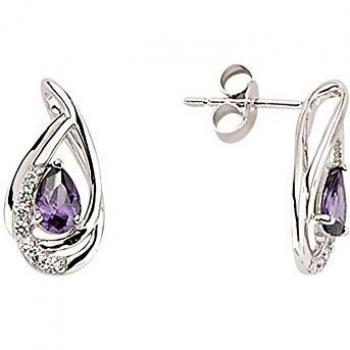 Aretes de joyería de plata esterlina para dama