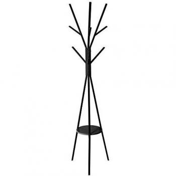 Porte manteau en forme d'arbre, H 180 cm, noir