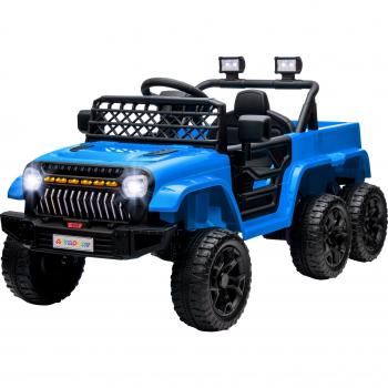 Barnens 4x4 Elbil med Flakyta, Blå