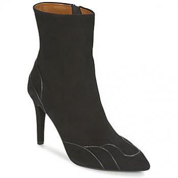 Heyraud DARLING Black Low Ankle Boots for Women