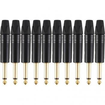Neutrik 6.35mm Mono Jack Plug Gold Plated