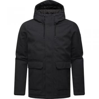 RAGWEAR Mr Them Winterjacke – wasserdicht, Kapuze, XXL, Schwarz