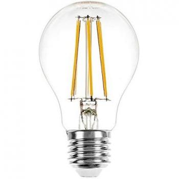 Warmweißes LED Filament Leuchtmittel in Birnenform, 6W E27, Retro Design