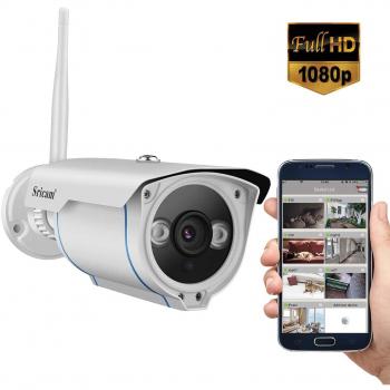 Telecamera Wi-Fi con Rilevazione del Movimento e Audio Due-Vie