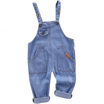 Pantalones de Mezclilla para Niños con Tirantes