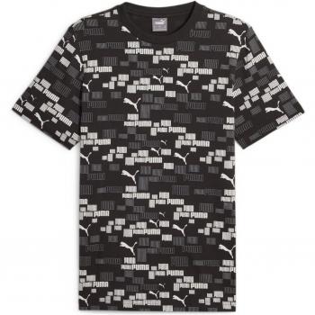 T-Shirt Puma ESS+ Logo LAB AOP Nera