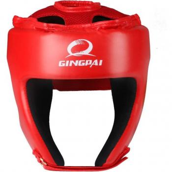 GINGPAI Casque Sanda Titan – cuir PU – casque de boxe Muay Thai