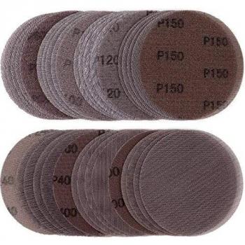 Anti‑Block 150mm Mesh Sanding Discs – 80 to 600 Grit Assortment for Floors and Fitting