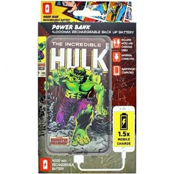 4000 mAh Hulk‑Powered Marvel Mobile Charger