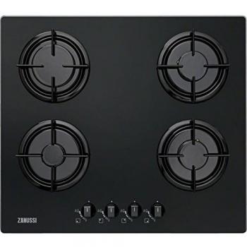 Zanussi ZGO65414BA Negro Integrado Encimera de gas 4 zona(s)
