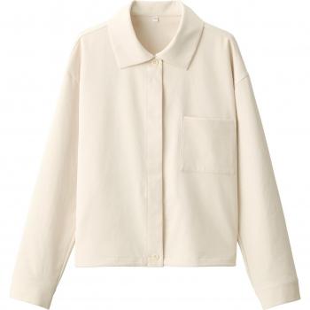 Wasserfestes Elfenbein-MUJI Damen-Top BD0YRA4A – M
