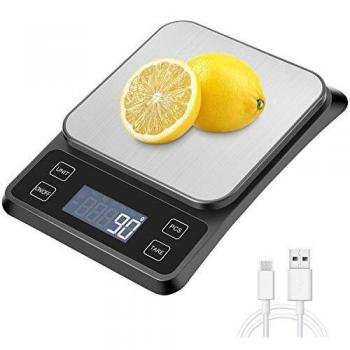 Stainless Steel Weighing Scale – Tare Function Included