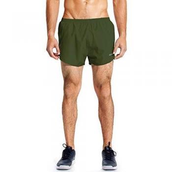 BALEAF Lightweight Armored Green Running Shorts for Men, XXL