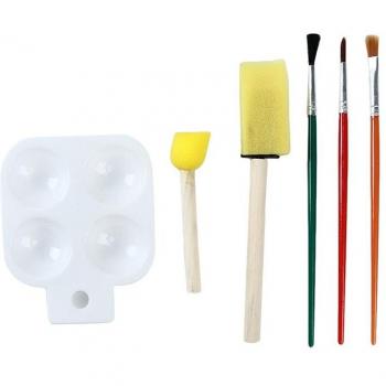 Set de 6 Pinceles de Esponja para Manualidades