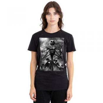 Disney Jack Skellington Stormy T-Shirt – Black Medium