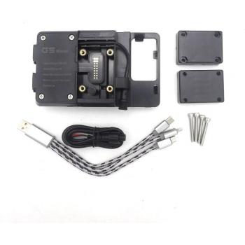 HONDA CRF 1000L Africa Twin Mobile Phone Mount with USB Charging Port
