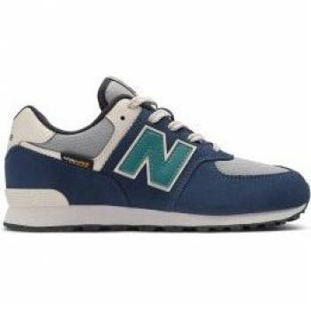 New Balance 574 Core Infantil Blue/Green Kids Edition
