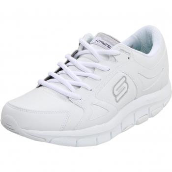 Skechers Women's Shape Up Liv-Lucent Indoor Multisport Court Shoes, White, 8 UK