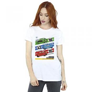 Cars Piston Cup Champions Boyfriend Fit Cotton Tee
