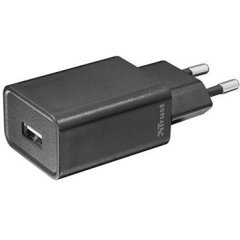 Cargador Pared Trust Ziva 5W 1XUSB Negro