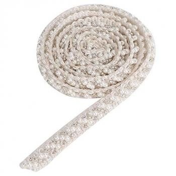 Nastro Decorativo Perlato 1 cm Bianco Perla