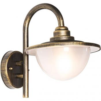 Bruges IP44 Classic Outdoor Lantern in Antique Gold