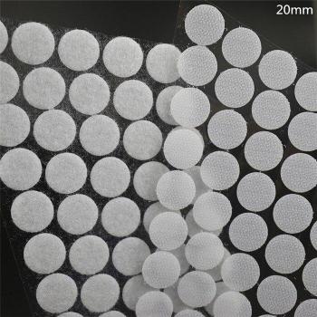 Cinta adhesiva de sujeción fuerte 20mm, 100 pares, gancho y bucle