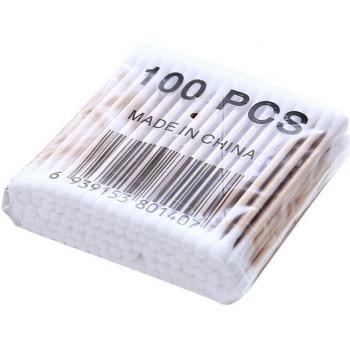 Double-Head Cotton Swabs for Makeup and Ear/Nose Care