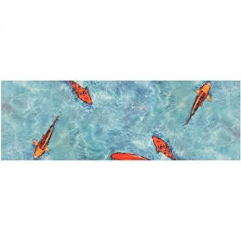 Vinyl-Küchenläufer KOI, rechteckig, 2,5 mm Höhe, abwischbar, Koi Fisch Motiv
