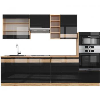 Vicco Power Oak 280 cm – Cucina Rovere Nero