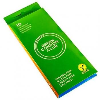 Pacote de Preservativos Green Condom 10 Unidades