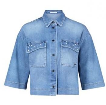 Betty & Co Blazer Mezza Stagione Blu Denim