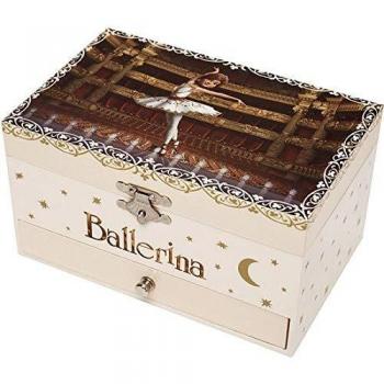 Lichtspuren der Ballerina – Nachtglänzende Spieluhr