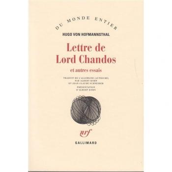 Lettre de Lord Chandos : et autres essais
