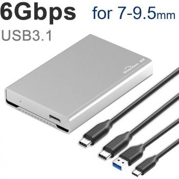 Carcasa HDD USB 3P con Acero Inoxidable