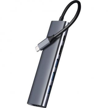 Estación de acoplamiento USB-C 6 en 1 FK-C0603