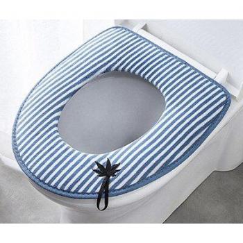 Coussin de toilette imprimé en hiver