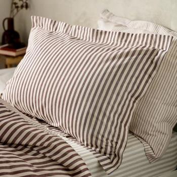Yard Hebden Mixed Stripe Cotton Pillowcase Set – 100% Pure