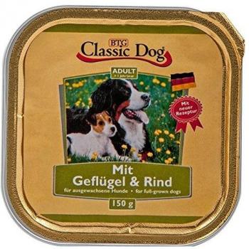 Classic Dog | Schale Geflügel & Rind | 20 x 150 g